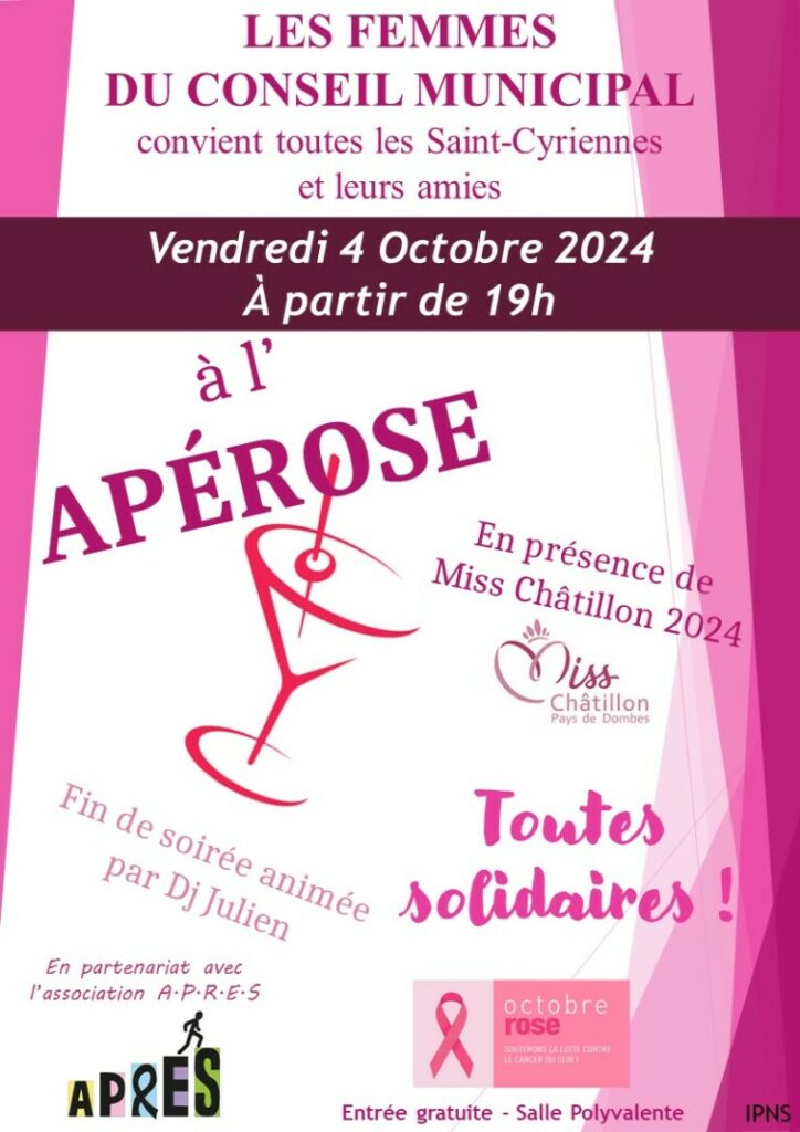 Flyer Apérose 4 Octobre