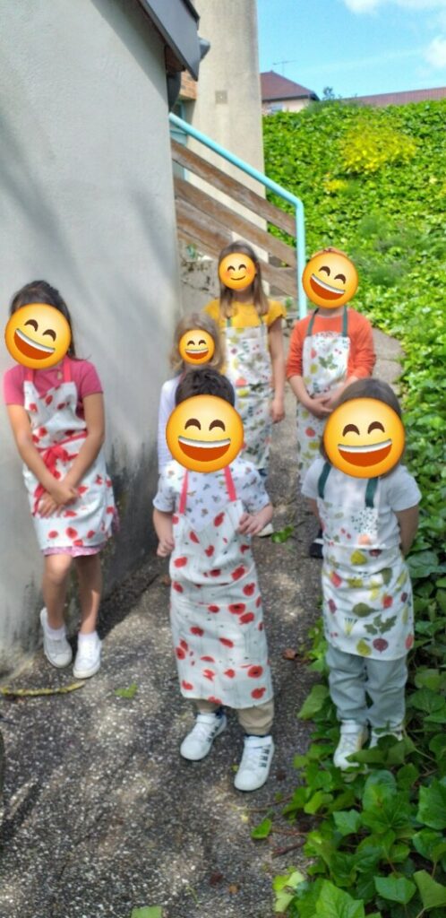 Photo des enfants ayant participé à l'animation jardinage