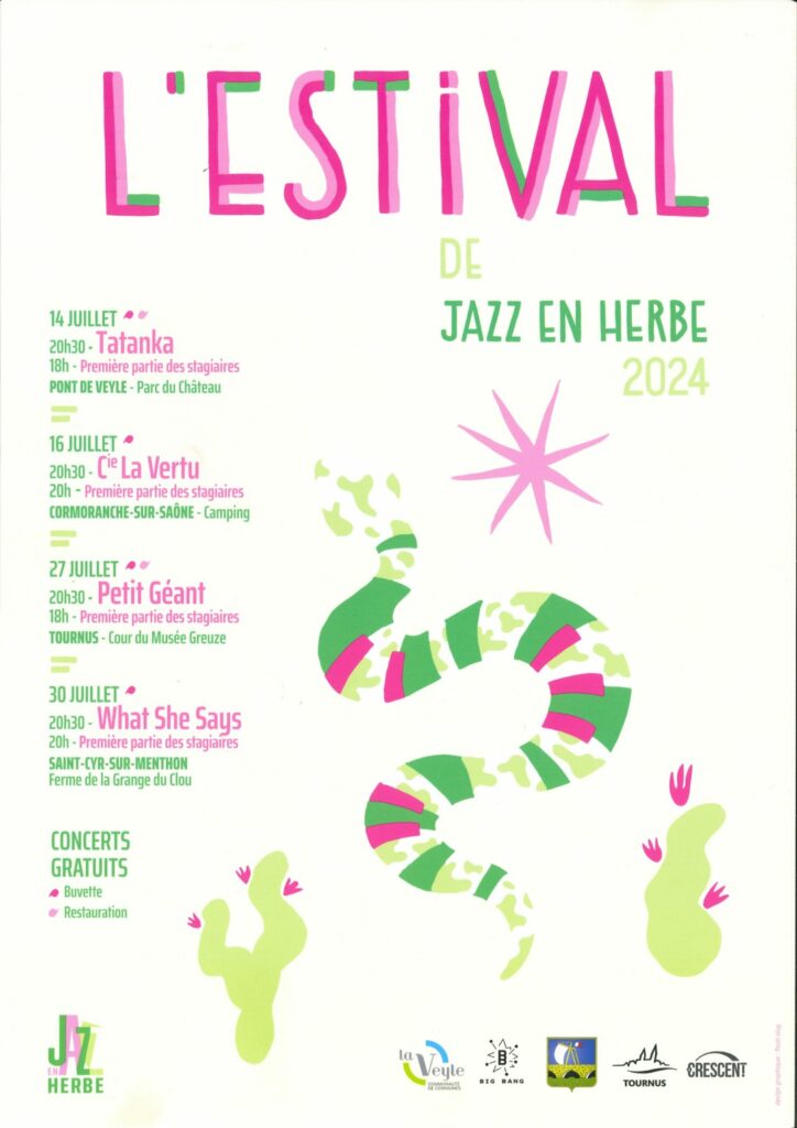 Affiche Concerts 2024 Jazz en Herbe