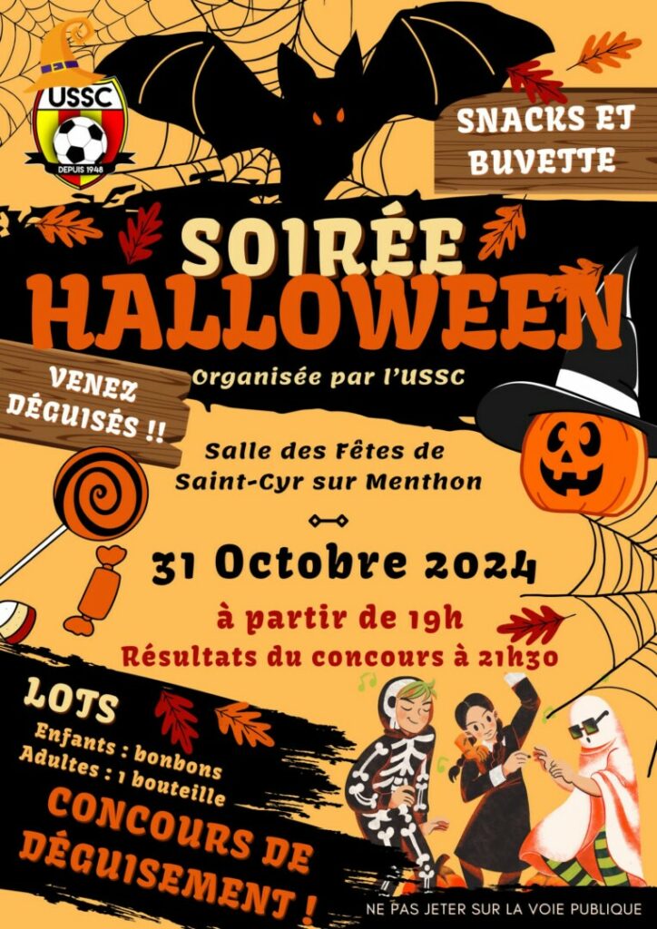 Affiche Soirée Halloween