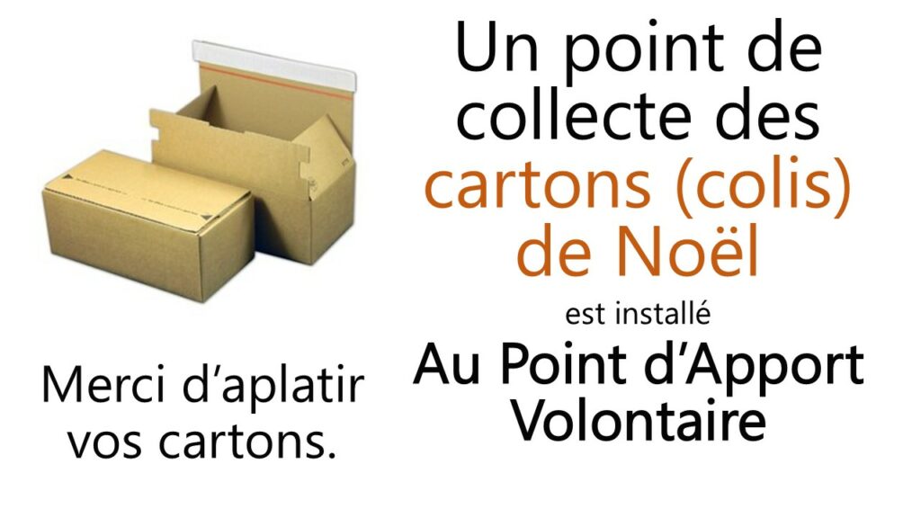 Collecte de cartons